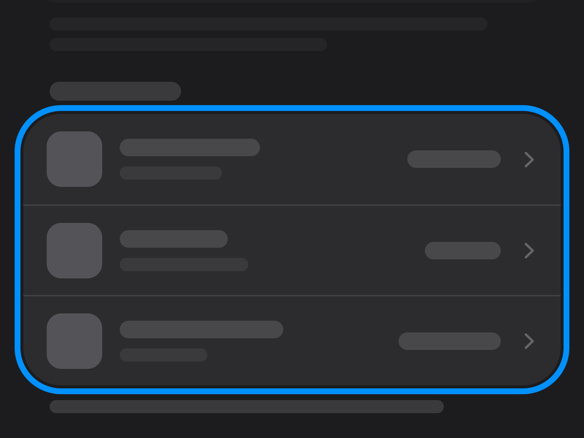 A drawing of Subscriptions with the renewals coming up ringed